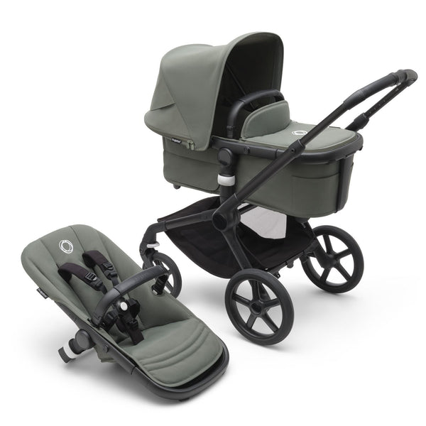 Bugaboo Fox 5 Gestell (Black) / Bezug (Forest Green) / Dach (Forest Green) 3in1 Set