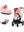 Cybex Priam Set Gestell (Matt Black) /Stoff (Simply Flowers Pale Blush) 3in1