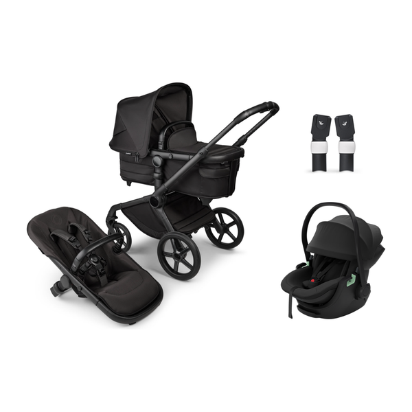 Bugaboo Fox 5 Gestell Noir Black Moonlight Limited Edition 3in1 Set