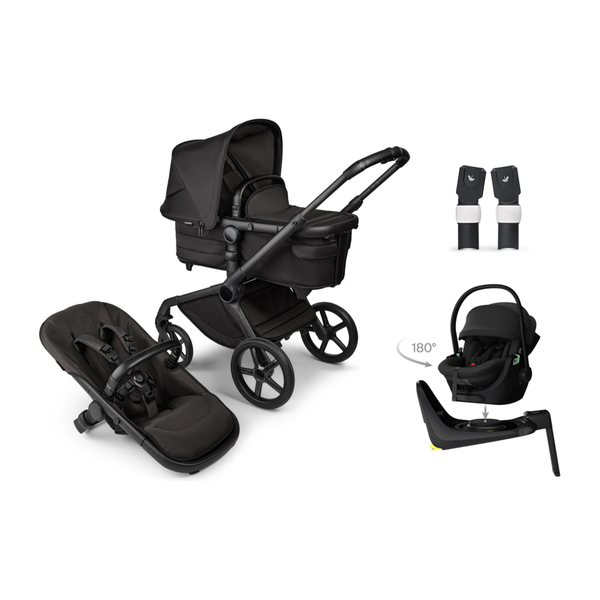 Bugaboo Fox 5 Gestell Noir Black Moonlight Limited Edition 4in1 Set