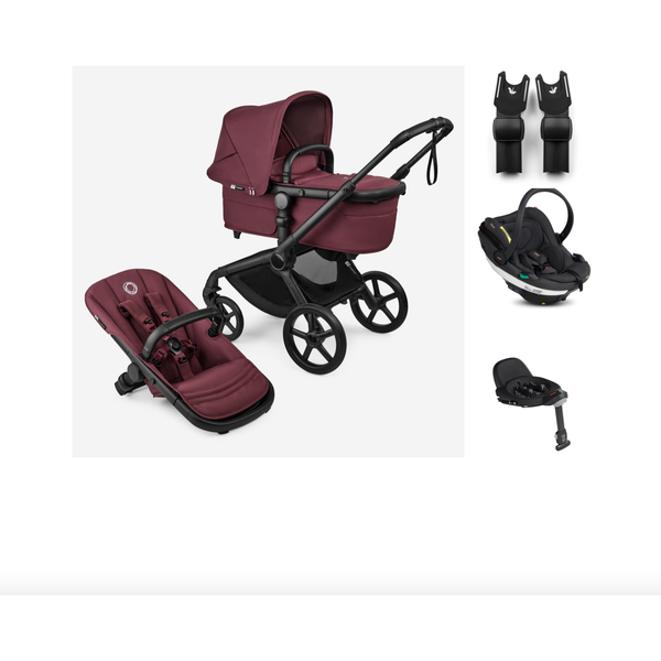 Bugaboo Fox 5 Renew Dark Cherry 5in1 Set (BeSafe)