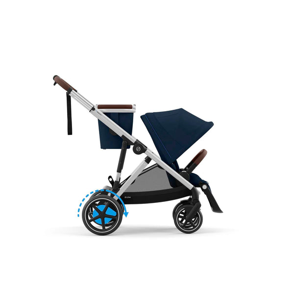 Cybex e-Gazelle S (Silbernen Rahmen) Ocean Blue