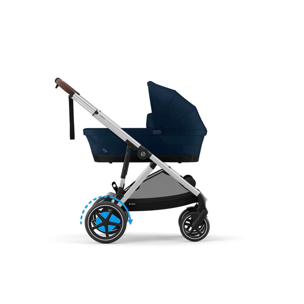 Cybex e-Gazelle S (Silbernen Rahmen) Ocean Blue