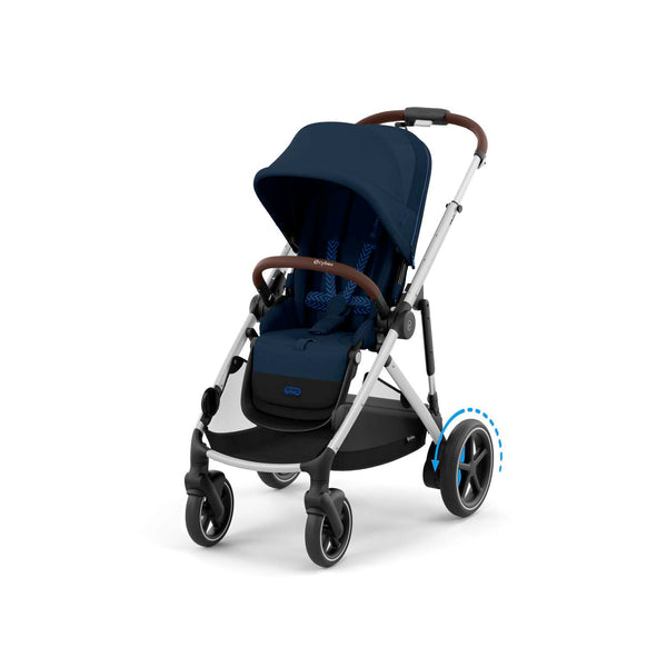 Cybex e-Gazelle S (Silbernen Rahmen) Ocean Blue