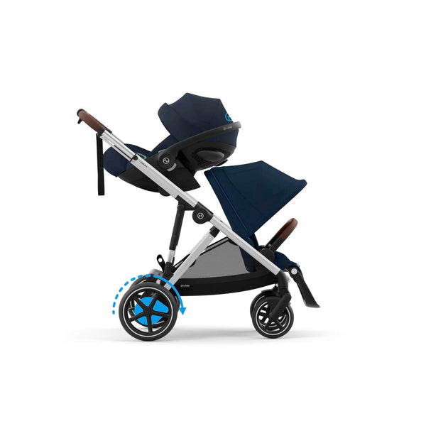 Cybex e-Gazelle S (Silbernen Rahmen) Ocean Blue