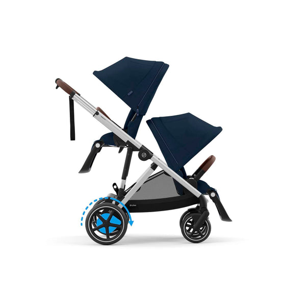 Cybex e-Gazelle S (Silbernen Rahmen) Ocean Blue