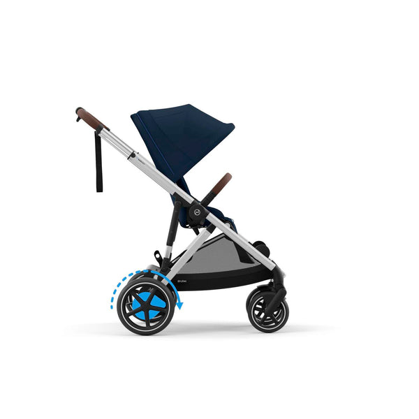 Cybex e-Gazelle S (Silbernen Rahmen) Ocean Blue