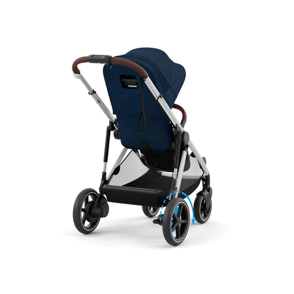 Cybex e-Gazelle S (Silbernen Rahmen) Ocean Blue