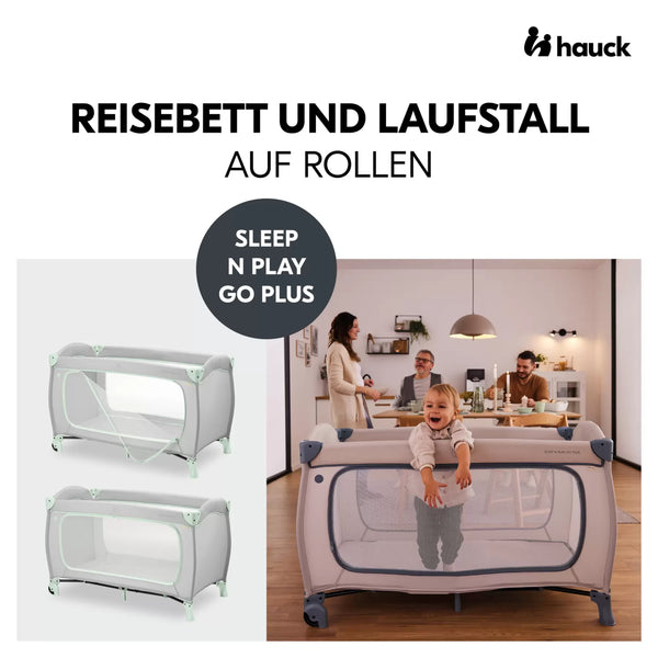 Hauck Sleep N Play Go Plus Dusty Mint