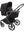 Bugaboo Fox Cub Gestell (Black) / Bezug (Black) / Dach (Black) 4in1 Set