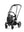 Cybex Priam Set Gestell (Chrome Black) /Stoff (Cozy Beige)