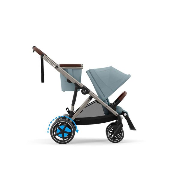 Cybex e-Gazelle S (Taupe Rahmen) Stormy Blue