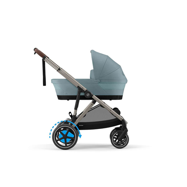 Cybex e-Gazelle S (Taupe Rahmen) Stormy Blue