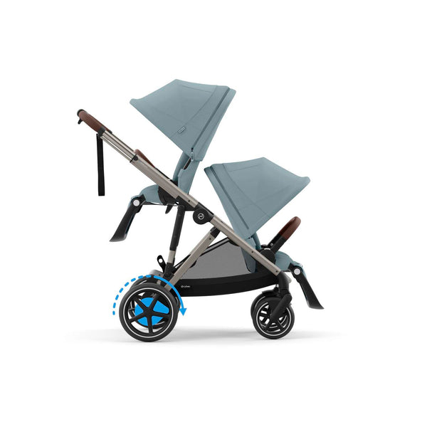 Cybex e-Gazelle S (Taupe Rahmen) Stormy Blue