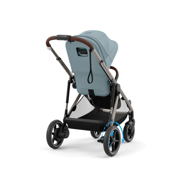 Cybex e-Gazelle S (Taupe Rahmen) Stormy Blue