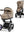 Cybex e-Priam Set Gestell (Chrome Brown) /Stoff (Cozy Beige)