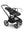 Bugaboo Fox 5 Gestell (Black) / Bezug (Grau Meliert) / Dach (Grau Meliert) 3in1 Set