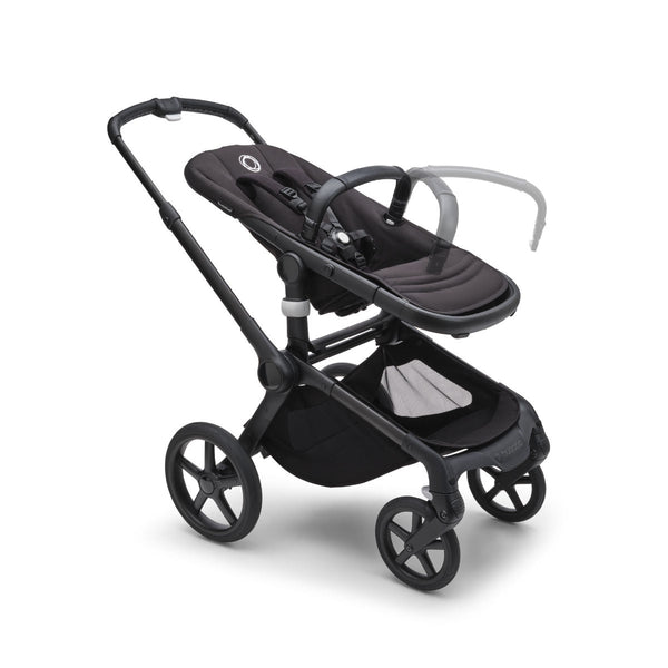 Bugaboo Fox 5 Gestell (Black) / Bezug (Grau Meliert) / Dach (Grau Meliert) 3in1 Set