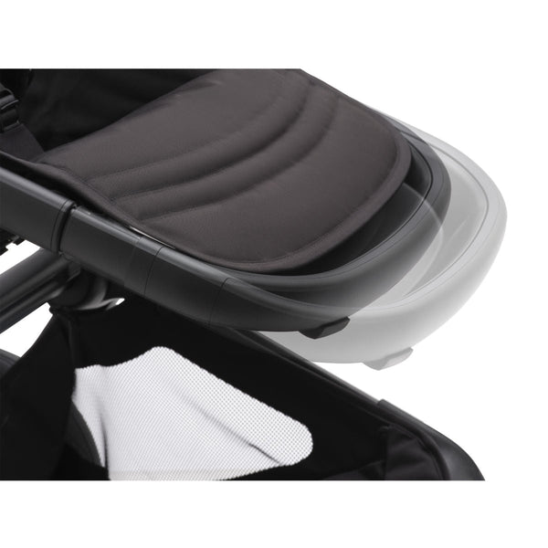 Bugaboo Fox 5 Gestell (Black) / Bezug (Grau Meliert) / Dach (Grau Meliert) 3in1 Set