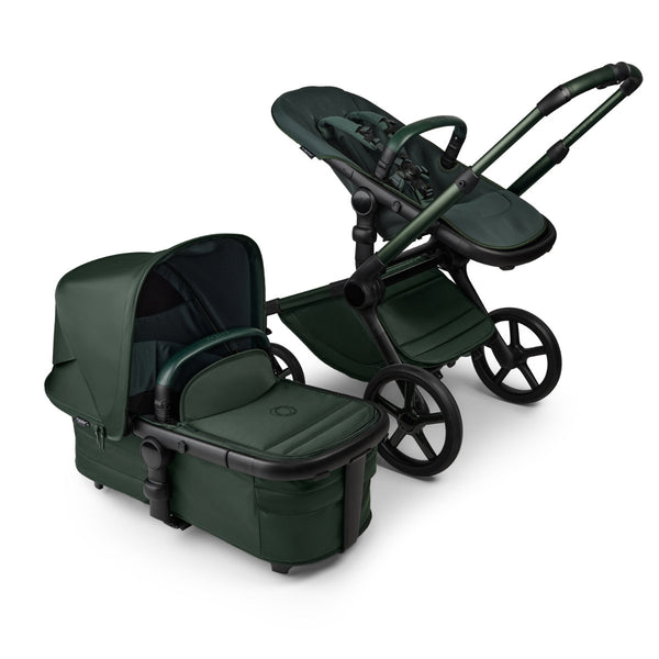 Bugaboo Fox 5 Gestell Noir Midnight Green Limited Edition XXL Bundle