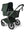 Bugaboo Fox 5 Gestell Noir Midnight Green Limited Edition XXL Bundle