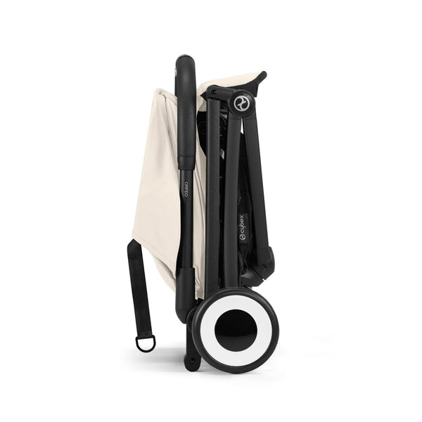 Cybex Orfeo Canvas White Gestell Schwarz