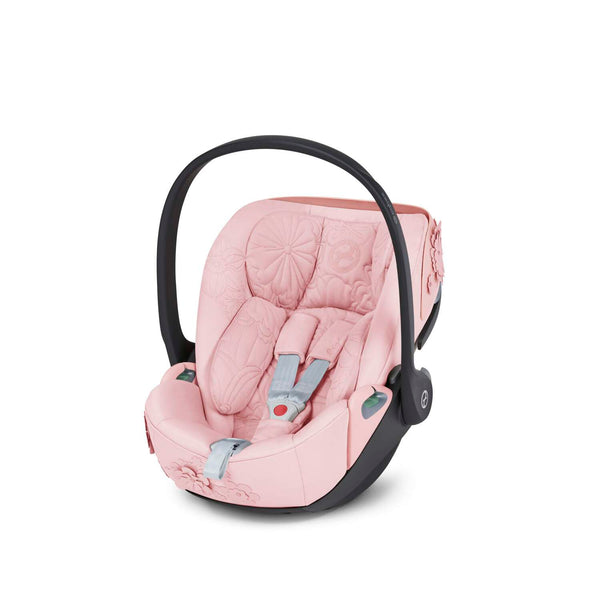 Cybex Priam Set Gestell (Matt Black) /Stoff (Simply Flowers Pale Blush) 3in1