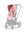 Cybex Priam Set Gestell (Matt Black) /Stoff (Simply Flowers Pale Blush) 3in1