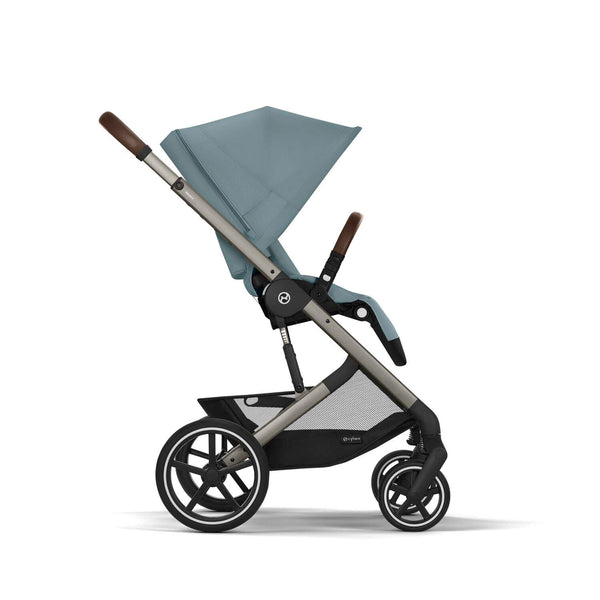 Cybex Balios S Lux Stormy Blue (Gestell Taupe)