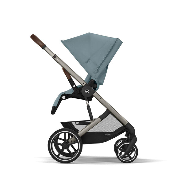 Cybex Balios S Lux Stormy Blue (Gestell Taupe)